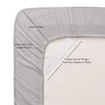 thumbnail image 2 of Sábana bajera ajustable Sweet Home Collection Queen Silver de microfibra, 2 of 5