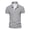 Gray, variant on Yifymode Men's Spread Collar Short Sleeve Polo Shirt, Contrast Trim Soft Knit Lightweight Casual Top Black L