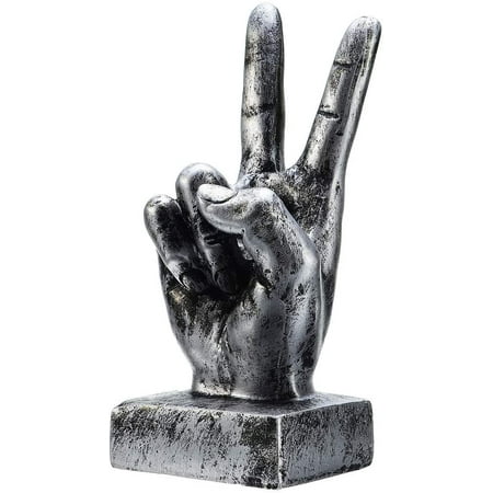 Hand Finger Gesture Desk Statues Fingers Sculpture Creative Home Living ...