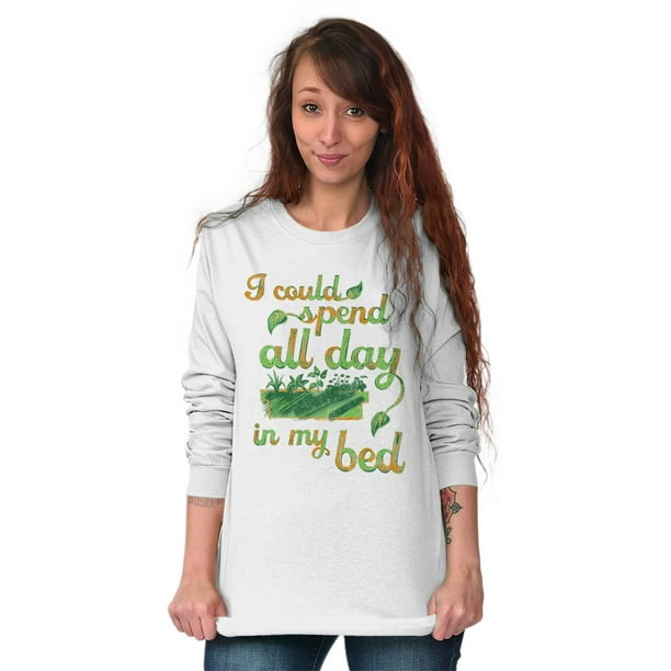 Brisco Brands Gardening Long Sleeve TShirts Tee For Women I Could