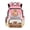 Capybara Ice Cream Pattern, variant on Capybara Backpack for School Girls Cute School Bag Ice Cream Kids Bookbag Large Capacity Back Pack with Multi Pockets