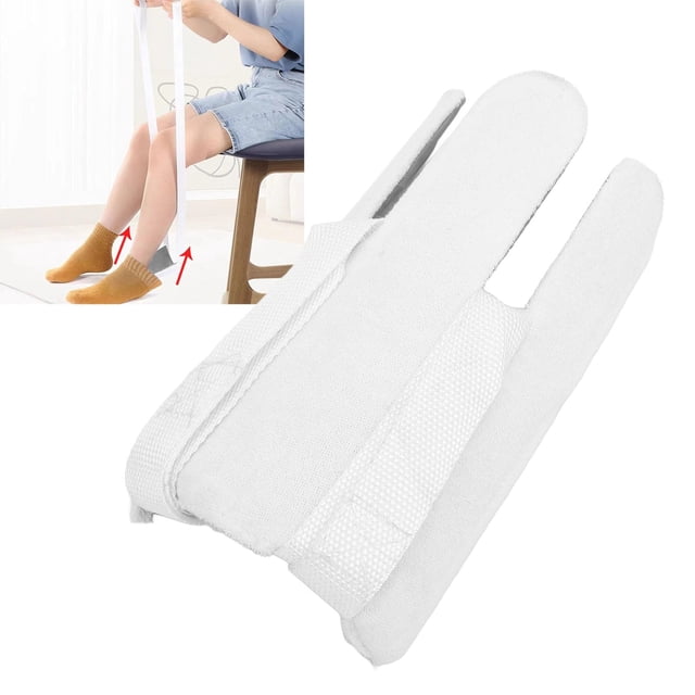 Sock Aid Tool for Elderly Disabled, Easy On Off Dressing Helper with Foam Grip, Assistive Device for Putting Socks for Limited Mobility