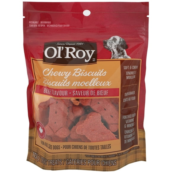 Ol'Roy Chewy beef flavor dog biscuits