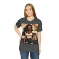 thumbnail image 5 of Vintage Candy's Brand of Rebel Flower Women's Short-Sleeve Crewneck TShirt, 5 of 6