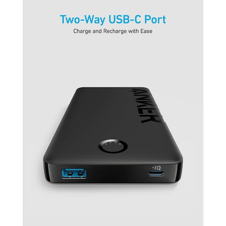 Anker Power Bank, 10,000mAh Portable Charger (PowerCore PIQ