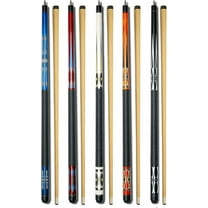 Billiard Depot 58" Pool Cue Set Hardwood Shaft for Intermediate Players 5 Piece, 5 Counts