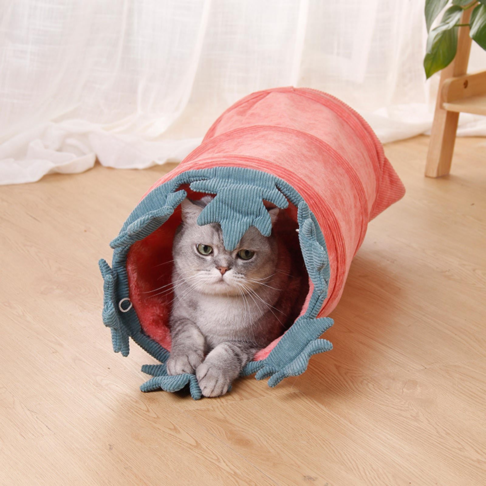 EHJRE 2 Pcs Hamster Tunnel Toys Tube Tent Guinea Pig Mice Rat