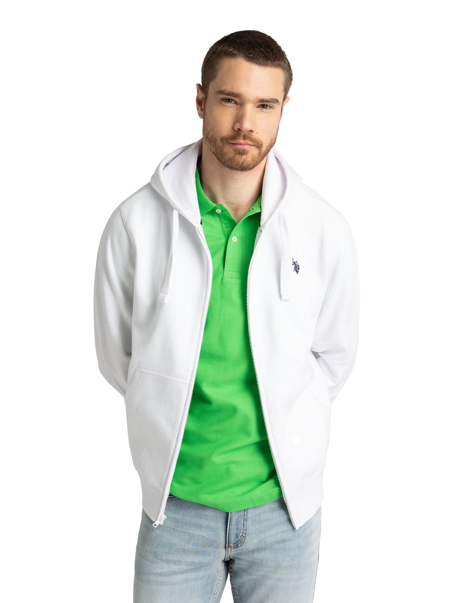 U.S. Polo Assn. Men's Everyday Full Zip Fleece Hoodie