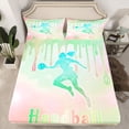 thumbnail image 2 of jejeloiu Handball Game Gaming Twin Sheet Sets,Teens Ball Sport Bedding For Boys Girls 3pcs, 2 of 7