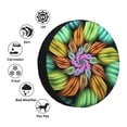 thumbnail image 5 of Bingfone Hippie Style Spare Tire Cover Weatherproof Universal Wheel Protectors For Rv Camper Travel Trailer Suv Truck 16 Inch, 5 of 9