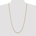 thumbnail image 4 of Auriga Fine Jewelry 10K Yellow Gold 2.5 mm Regular Rope Chain Necklace for Women 30", 4 of 6