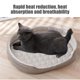 thumbnail image 5 of Alfombrilla de cama para mascotas refrescante de verano, colchón antideslizante extraíble para perros y gatos, almohadilla de jaula suave y transpirable con alivio de presión, lavable a máquina, 5 of 6