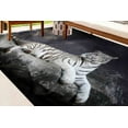 thumbnail image 3 of Tiger Rugs, Man Cave Rugs, Farmhouse Rug, Animal Rugs, Bath Rug, Runner Rug, Pet Friendly Rug, Customs Rug, Corridor Rug, Car Mat, 2.6'x5' - 80x150 cm, 3 of 8