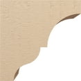 thumbnail image 3 of 12"W x 24"D x 24"H Classic Asheboro Rough Cedar Woodgrain TimberThane Corbel, Primed Tan, 3 of 6