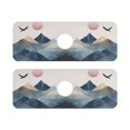 thumbnail image 7 of Yayeee Faucet Mat for Kitchen Sink 14.7" Diatomite Long Splash Guard Pad, Art Mountains, 2 Pack, 7 of 7