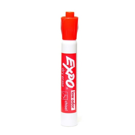 UPC: 0804551939341 | Expo Low-Odor Dry Erase Markers Red 6/Pack (73322-PK6)