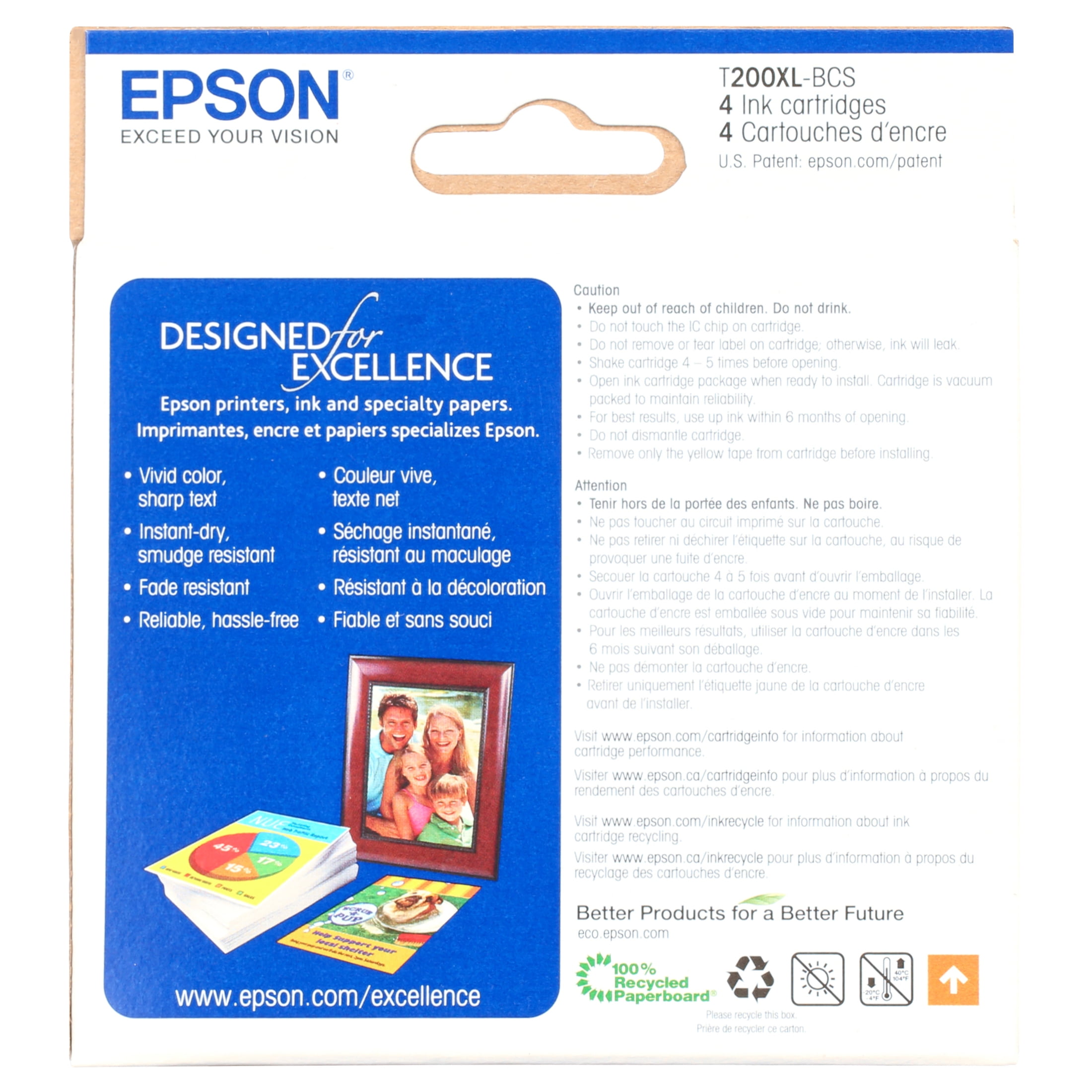 Epson 200XL Black & Standard-capacity Color Combo Pack Ink Cartridge