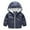 Navy, variant on Kmdttou Boys And Girls Waterproof Rain Jacket Windbreaker Lightweight Coat Kids Raincoat Outerwear Purple 12 Months