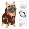 Gaeub Fire Extinguisher Dog Hoodie Sweatshirts Warm Dog Clothes for