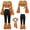 Orange, variant on FASHOFT Adult 70s Retro Disco Halloween Costumes White Print Top Pants Set Stage Performance Vintage Theme Party Fancy Dress Up Halloween Costume L