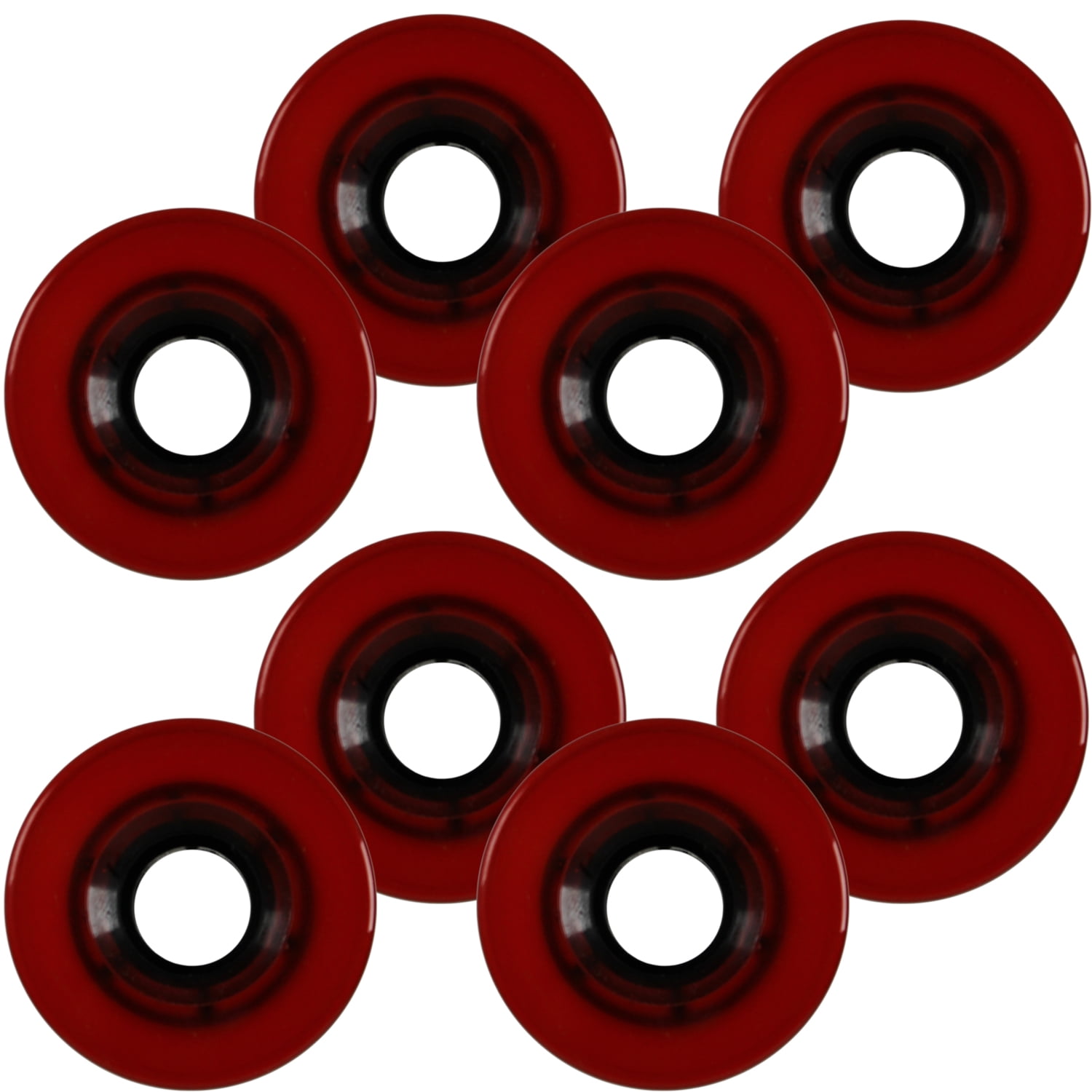 Roller Skate Quad Wheels SET OF 8 56mm x 32mm Red 85a