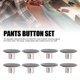 thumbnail image 3 of Juego De Botones De Metal, Botón De Pantalones, Tornillo Decorativo De 2,5x8 Mm Para Sombreros, Cinturones, Cortavientos, Camisas, 3 of 7
