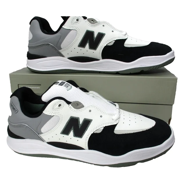 New Balance Numeric Tiago Lemos 1010 White Black Shoes Sneakers Mens Sz 12