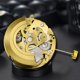 thumbnail image 5 of Esqueleto de oro 2004 Movimiento Ajuste de péndulo ordinario Patrón de radiación Reloj completamente automático Mo, 5 of 5