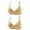 Yellow, variant on cfhntfmh 2pc Women's Plus Size Wireless Bra Push up Low Cut Everyday Bra Wirefree Full-Coverage Bra Comfort Bralettes