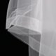 thumbnail image 4 of Velo de 2 niveles de marfil Velo de tul catedral elegante con Yinane Velo de novia para mujer, 4 of 8