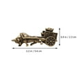 thumbnail image 5 of MLINS  Brass Bull Pulling Ingot Cart Furniture Decoration, 5 of 8