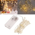thumbnail image 4 of Cadena De Luces LED, Luces De Cadena De Perlas Blancas, Metal Plástico Ligero De Bajo Voltaje Para Decoración De Bodas, 4 of 7