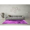 thumbnail image 3 of Ahgly Company Indoor Square Oriental Pink Industrial Area Rugs, 5' Square, 3 of 4