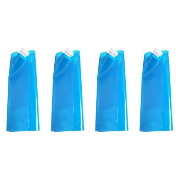 Ice Bath Bags, Large Capacity Ice Bath Freezer Bag, 5L Ice Bags for Ice Bath, Foldable Bags for Ice Bath