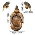 thumbnail image 5 of Tree Face Bird Feeder, Tree Faces Decor Outdoor, Tree Hugger Yard Art Garden Decoration, Unique Bird Feeders for Outdoors and Indoors, 5 of 8