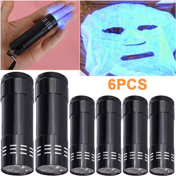 Likrtyny 9 LED UV Light Torch 50LM 395nm Scorpion Lámpara Inspección para Senderismo/Camping/Hogar