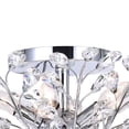 thumbnail image 4 of CWI Lighting Ivy 6 Light Transitional Metal Flush Mount in Chrome, 4 of 5