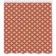 thumbnail image 3 of Ambesonne Fleur De Lis Shower Curtain, Heraldry, 69"Wx84"L, Red White, 3 of 3