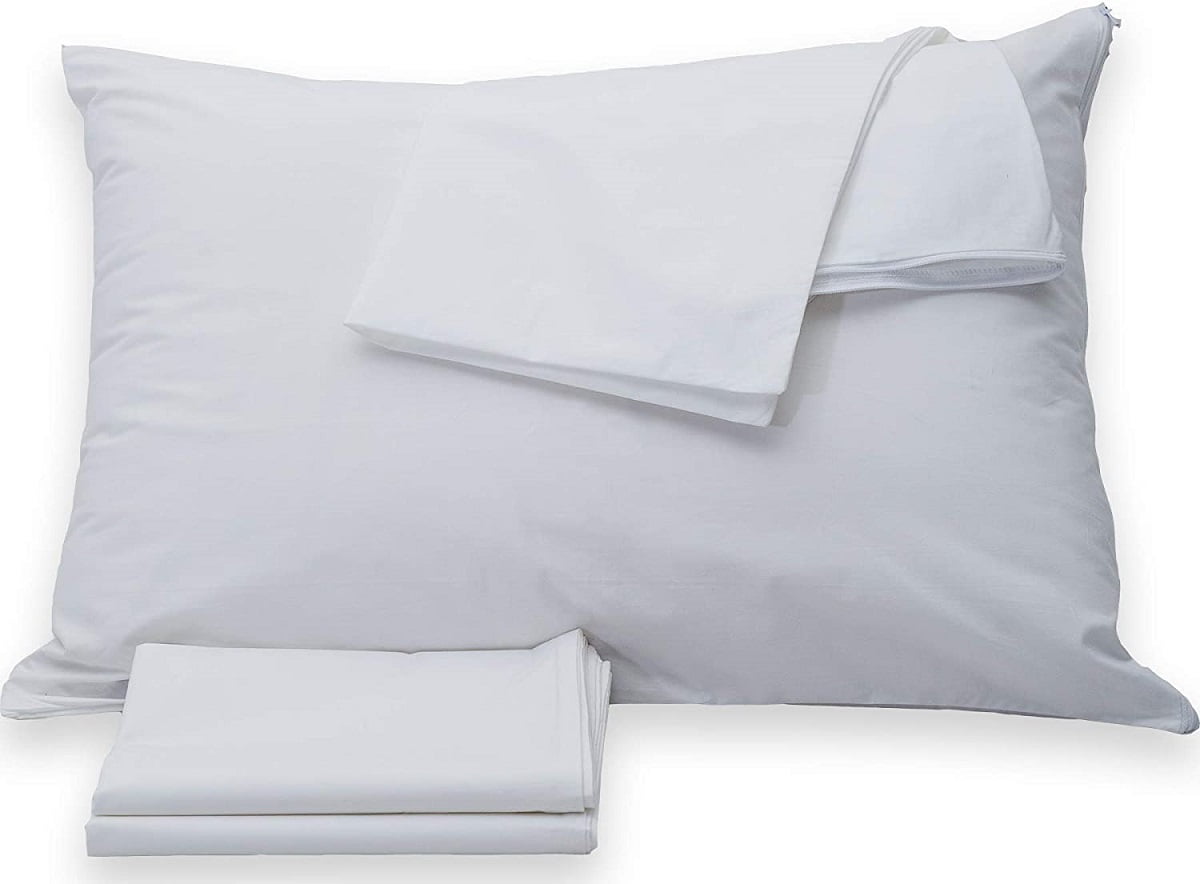 4 Pillow Covers Protector Encasement Allergy Dust Mite Hypoallergenic 20"x26" 