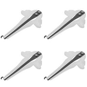 Worgeous 4pcs Jaw Harp Jews Harp Mouth Harp Mondharp Maultrommel Metal Mouth Musical Instrument