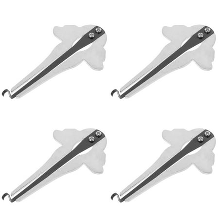 Worgeous 4pcs Jaw Harp Jews Harp Mouth Harp Mondharp Maultrommel Metal Mouth Musical Instrument