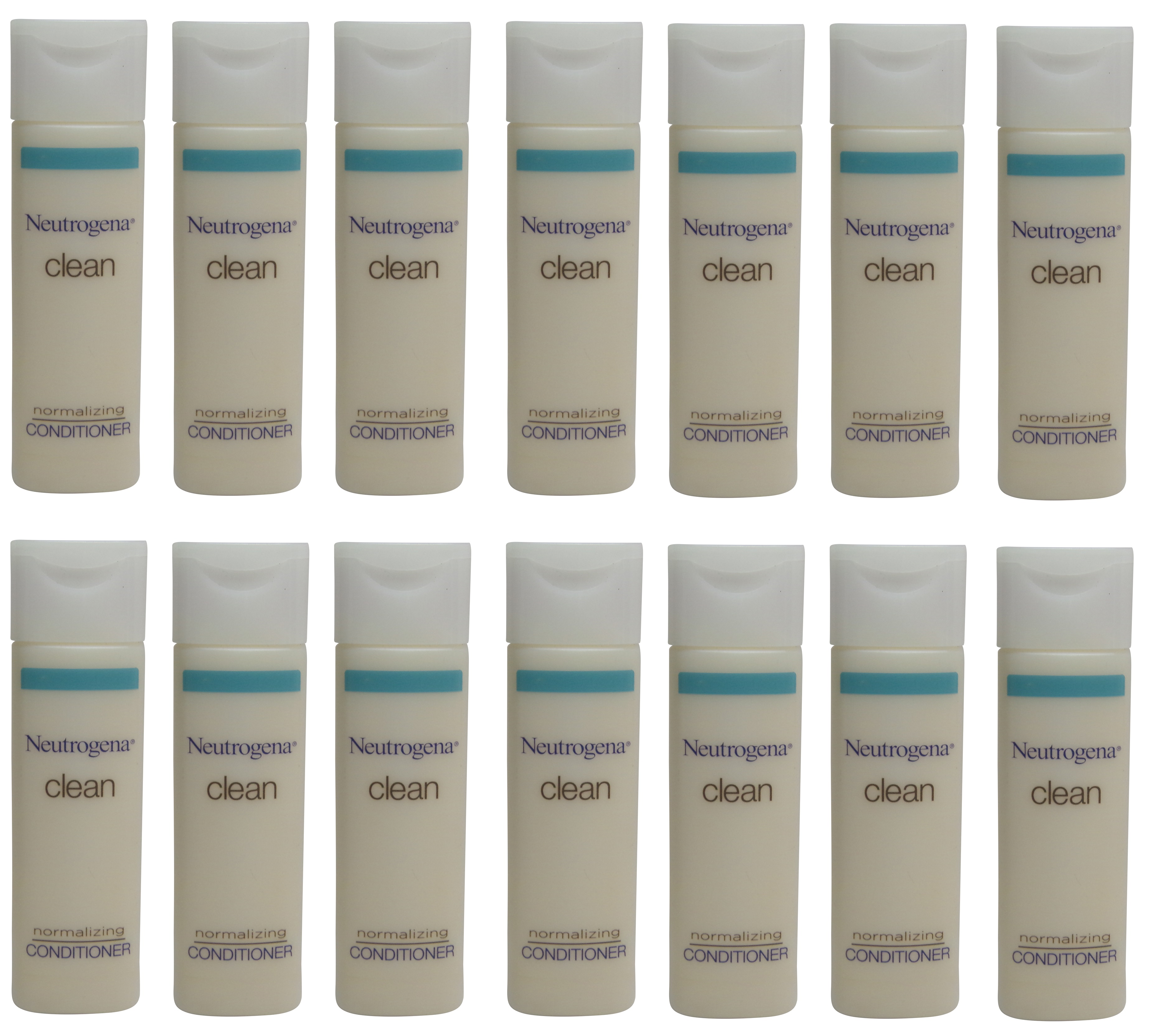 Neutrogena Clean Normalizing Conditioner lot of 14 ea 0.8oz Bottles Total 11.2oz