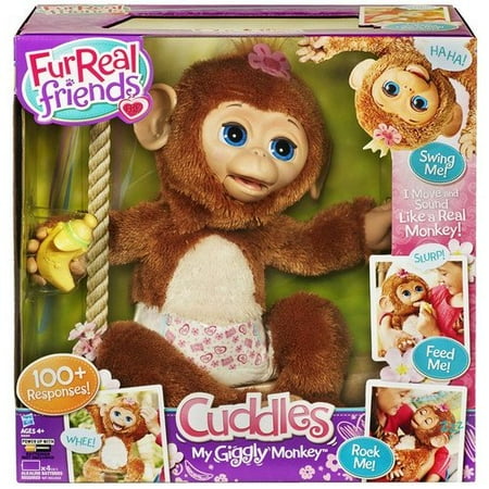 FurReal Friends Cuddles My Giggly Monkey Pet