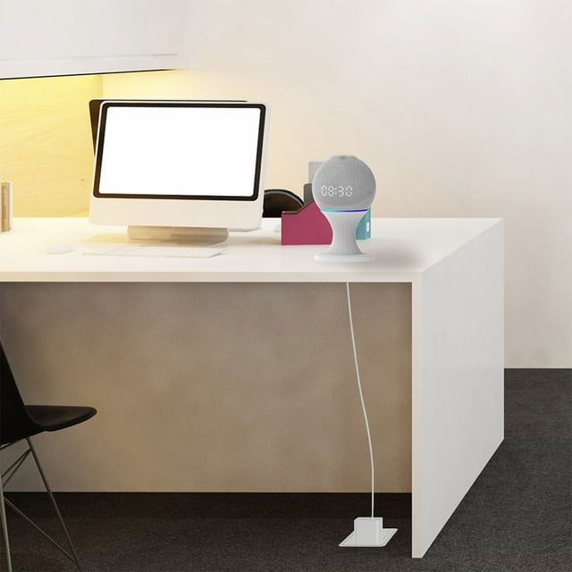 Speakers Racks Creative Sturdy Plastic Material Speaker Bracket Simple High-strength Tabletop Sound Holder for Household Shop White