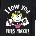 thumbnail image 3 of Peanuts - Love You This Much - Men's Short Sleeve Graphic T-Shirt, 3 of 6
