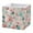 Coral Floral Print, variant on Foldable Fabric Storage Bin Home Cubes Clothing Organizer Bins Large Collapsible Box Basket for Home Organizer Coral Floral Print