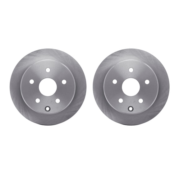 Dynamic Friction Company Rear Brake Rotors 6002-76039