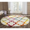 thumbnail image 1 of Safavieh Shag Kids Yadira Geometric Quatrefoil Area Rug, 1 of 5