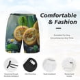 thumbnail image 6 of Picia Fresh Passion Fruit Still Life pattern Mens Swim Trunks with Compression Liner Stretch Beach Shorts Quick Dry with Zipper Pockets No-Chafing Board Shorts-XX-Large, 6 of 9