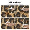 thumbnail image 4 of Nawypu  Leopard Print Table Covers with Elastic Edge,Animal Skin Fur Fitted Table Cloth for Round Tables,Brown Pattern Oil Proof Waterproof Tablecloth for Indoor Outdoor Picnic Party, 4 of 7